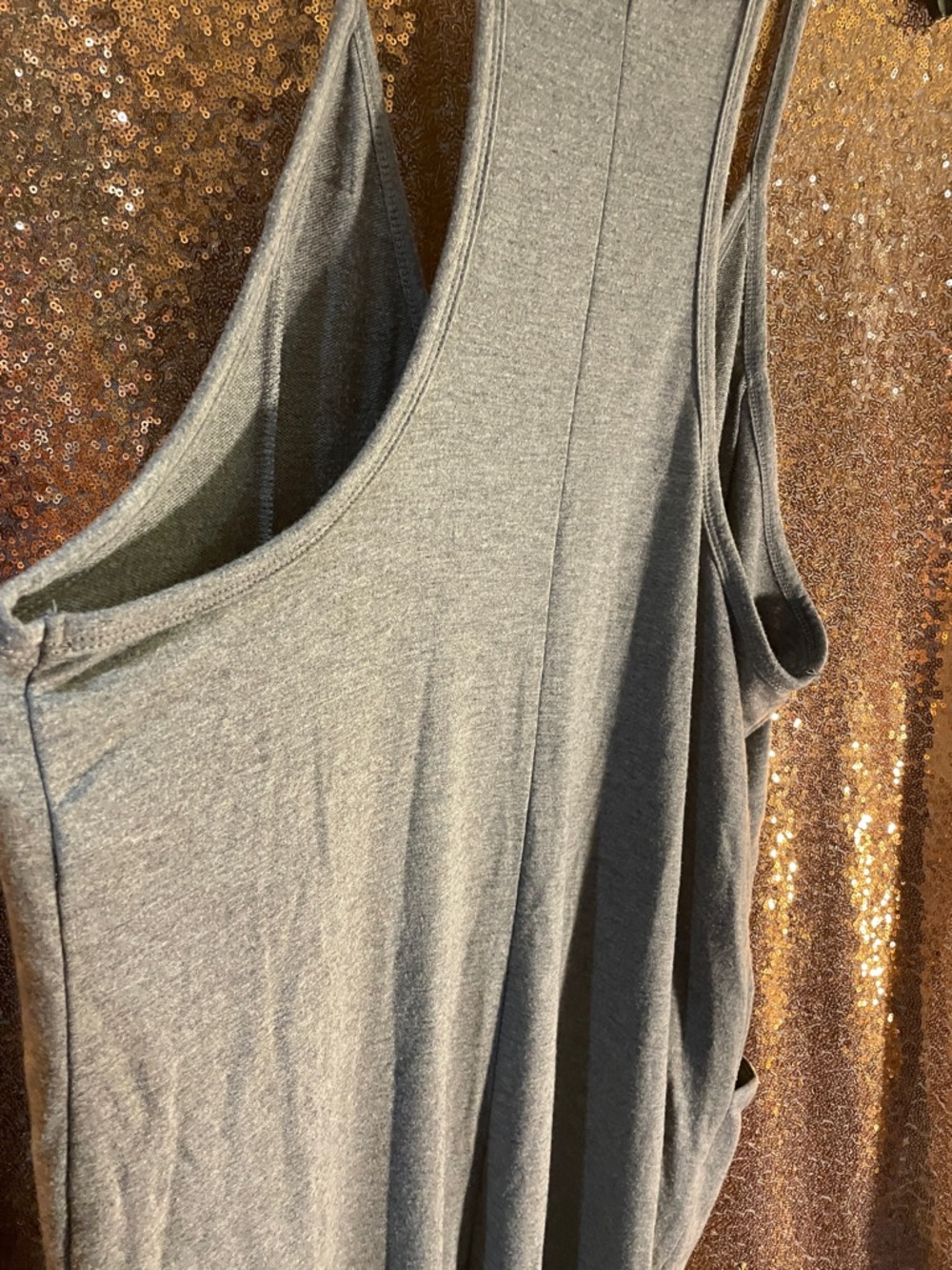 wild fable Steel Gray V-Neck Relaxed Jumpsuit with Pockets - Picture 10 of 11